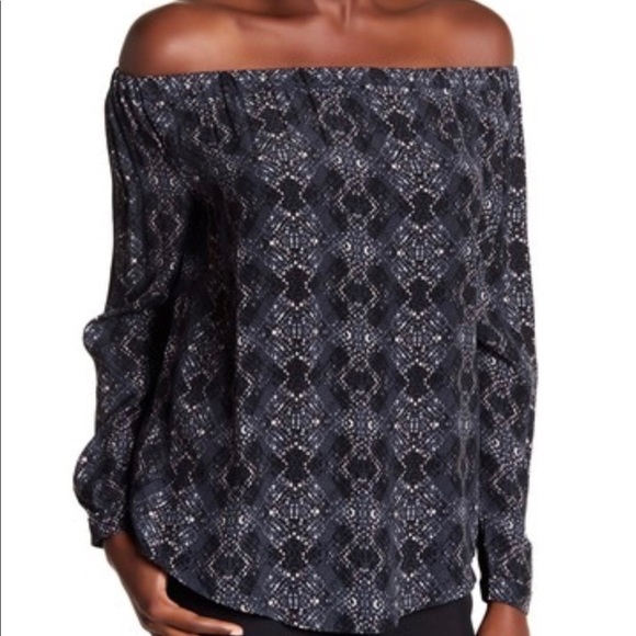 Michael Stars Tops - Michael Stars Python Print Blouse